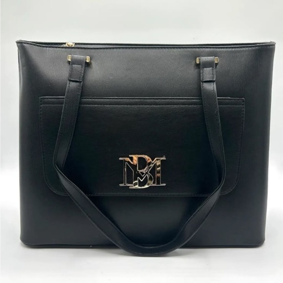Badgley Mischka Vegan Leather Tote Bag with Side Pocket NWT